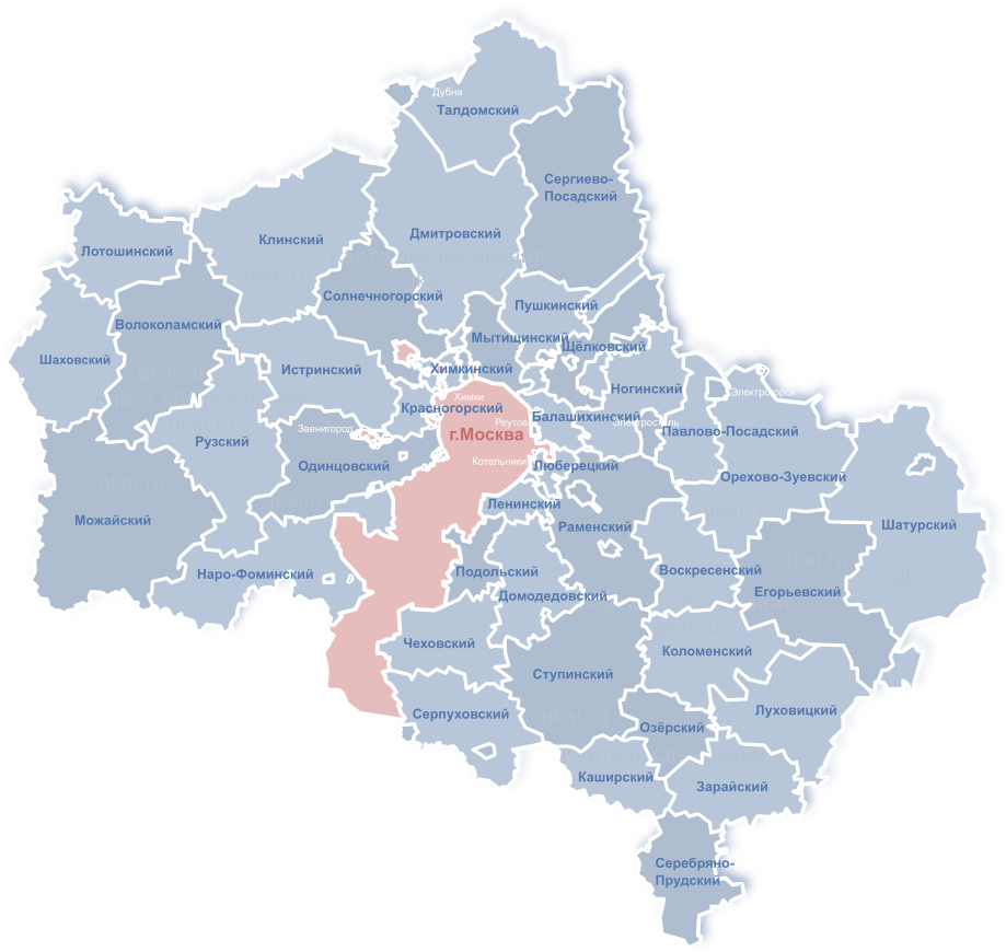 Карта обслуживания клиентов группы