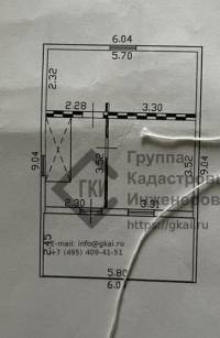 Расхождение фактической площади дома с техпланом