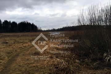 Участок возле пожарного пруда